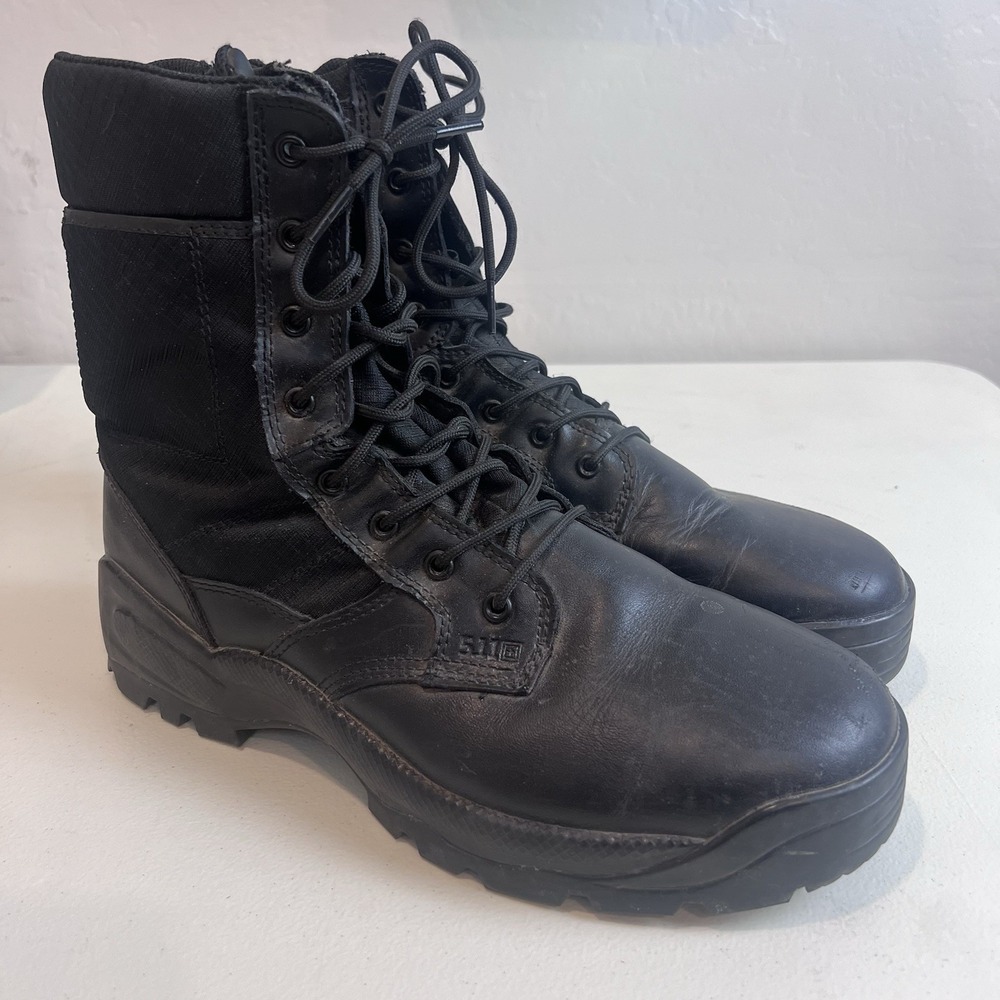 5.11 Tactical Men's ATAC Speed 2.0 8" Sidezip Boots 12225 Black US 11.5‎